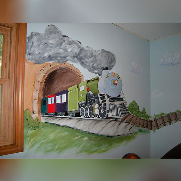 Роспись стен для детской комнаты