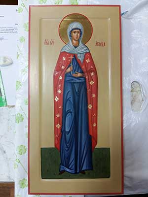 Мерная икона «Святая Аглаида»