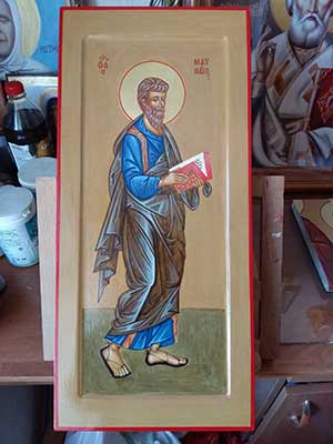 Мерная иконы «Святой Апостол и Евангелист Матфей»