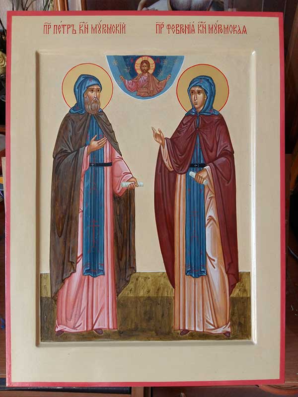 Семейная икона «Петр и Феврония»