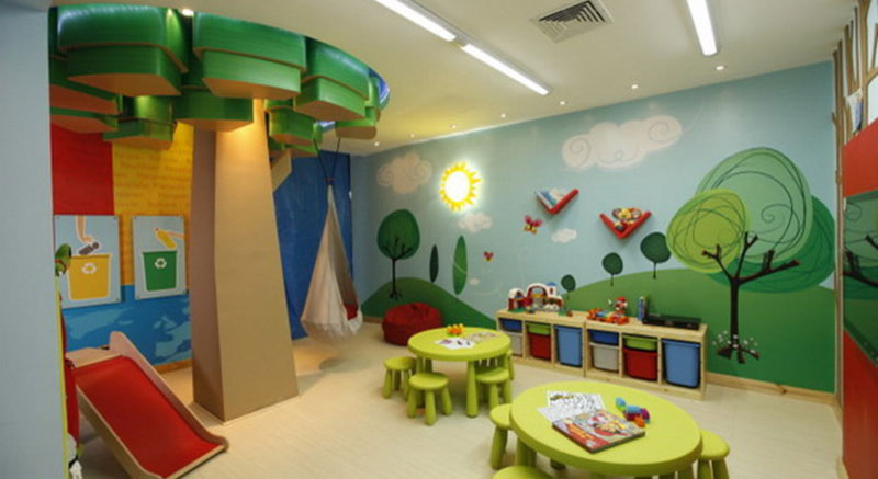 Роспись детской игровой комнаты